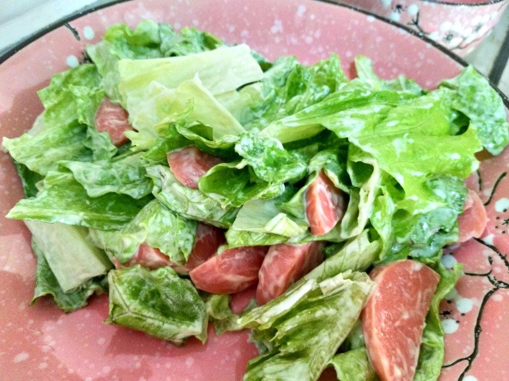 【生菜沙拉】一道清爽好吃又简单的菜~
