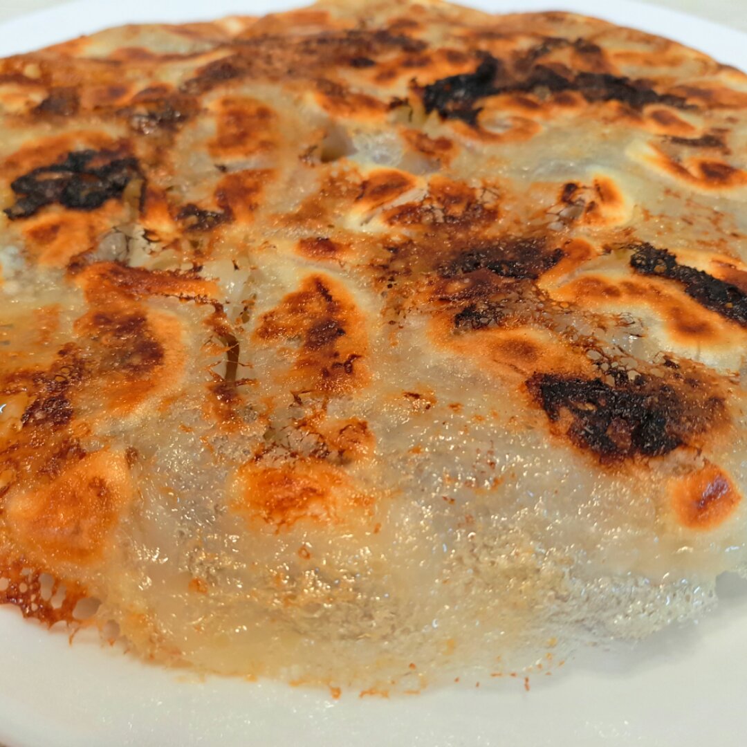 剩饺子速冻饺子变锅贴（冰花版）