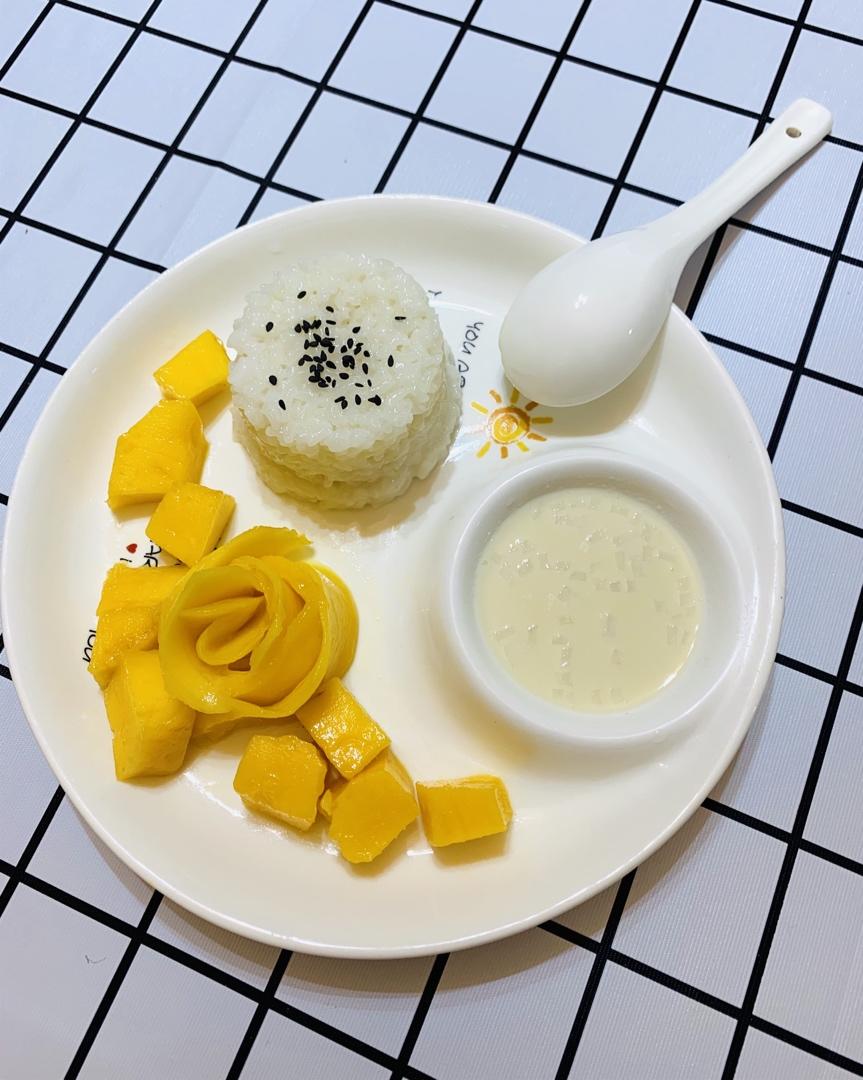 芒果椰奶糯米饭/东南亚经典美食