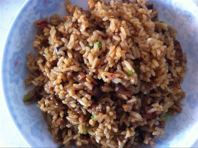 香菇肉丁油饭