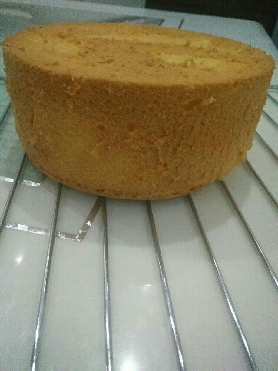 八寸戚风蛋糕（生日蛋糕坯）附六寸配单