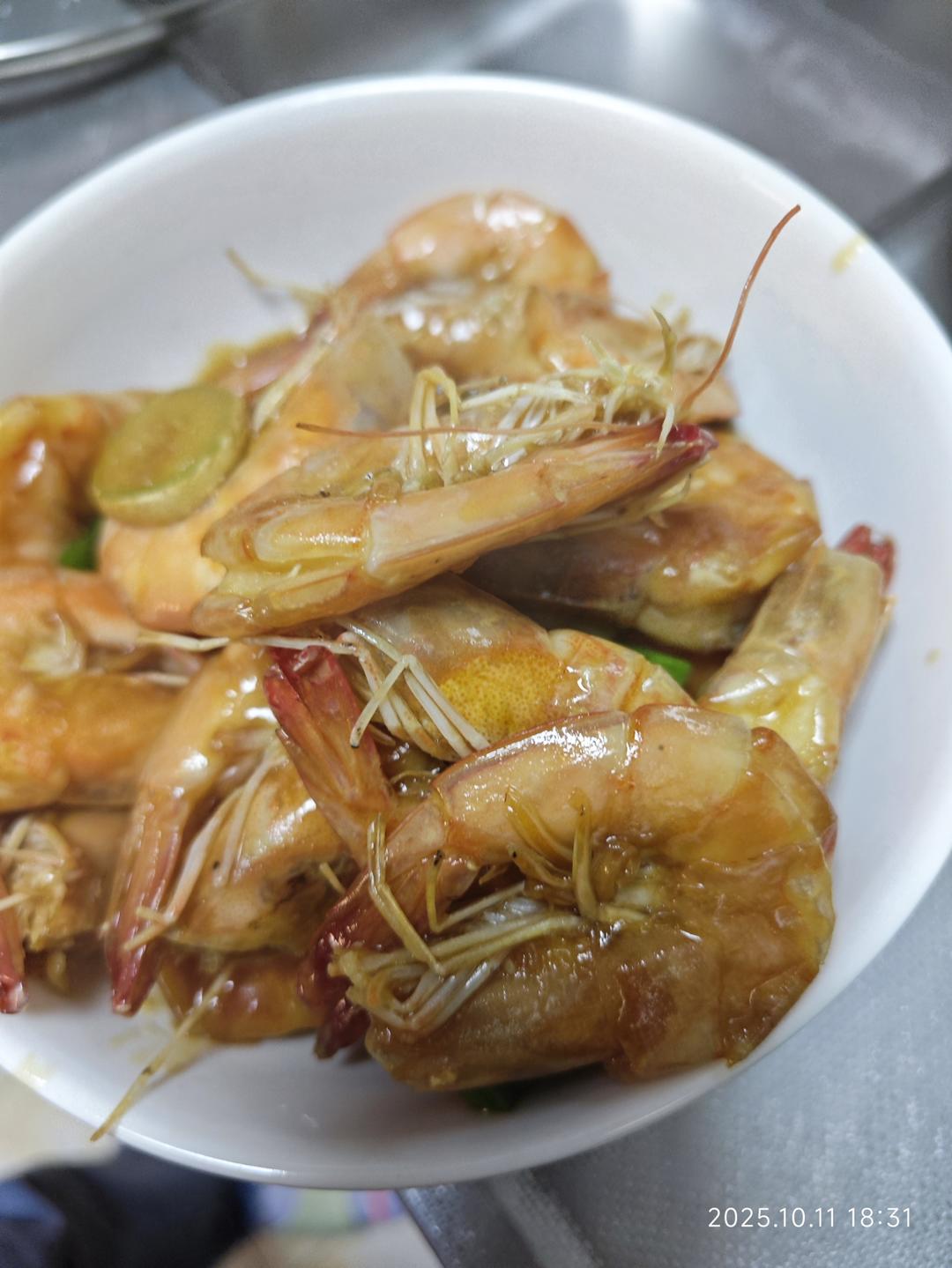 十分钟做好吃的红烧大虾