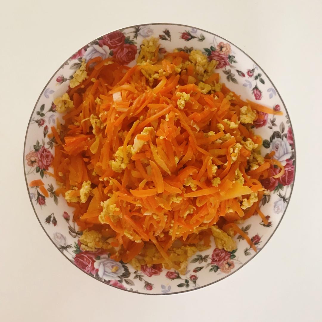 孤独的美食家-胡萝卜炒蛋