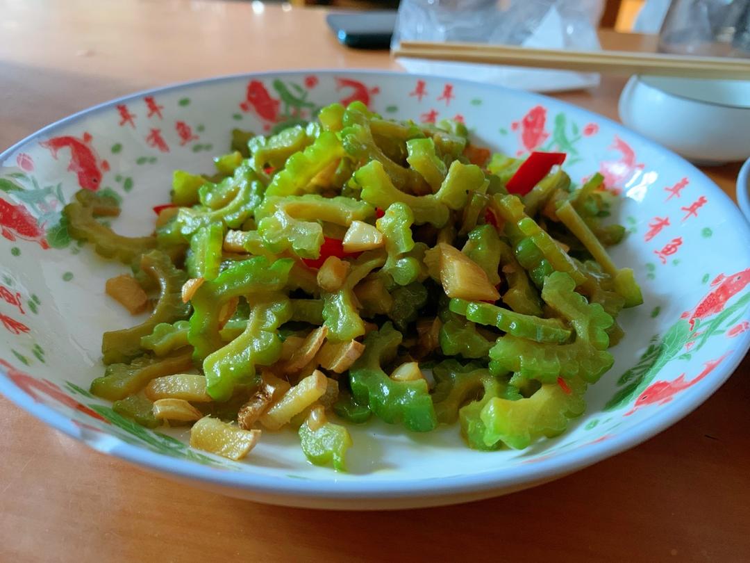 清炒苦瓜