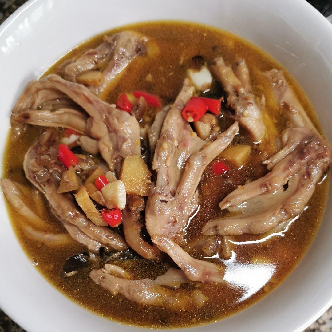 卤鸭掌不好吃你打我