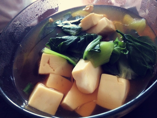 青菜豆腐汤