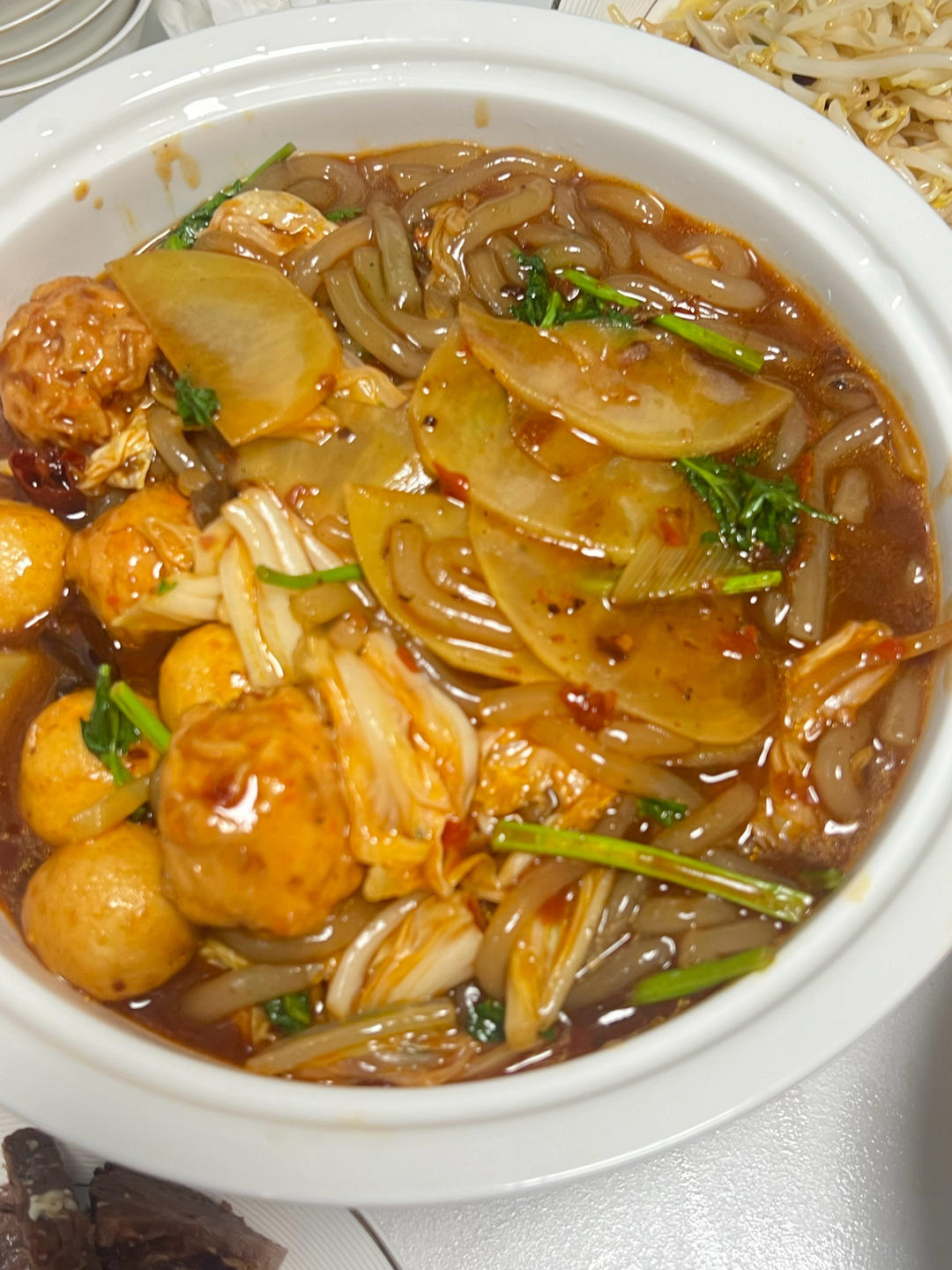 好吃到汤都喝光的「麻辣土豆粉」
