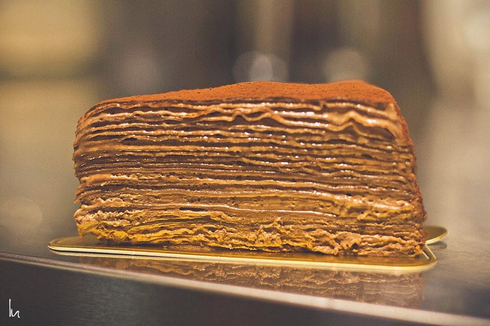 巧克力千层可丽饼