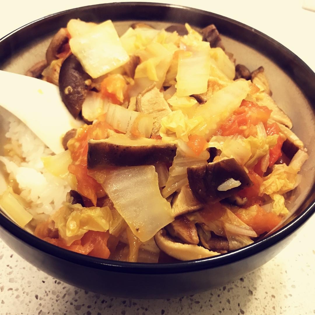 大白菜炖番茄