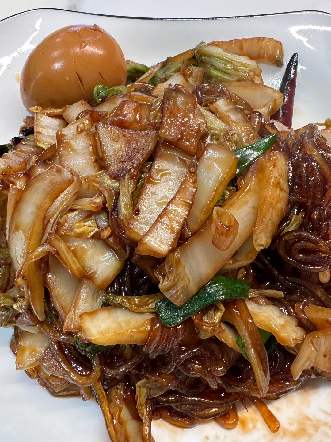 白菜炒粉条🧐原本不屑一顾，结果超级下饭