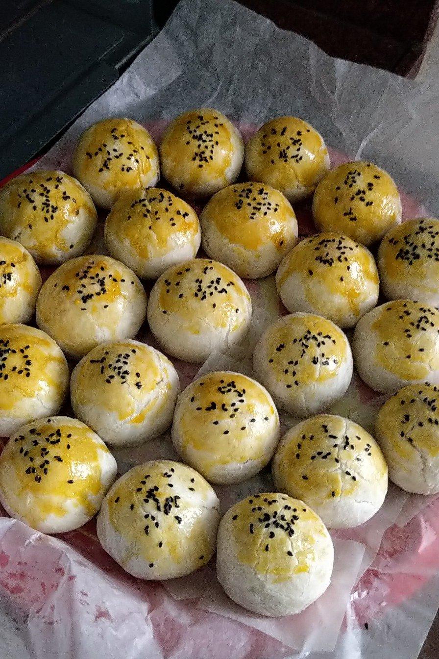 肉松麻薯蛋黄酥💕