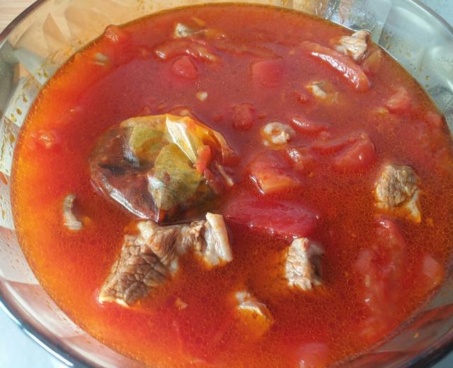 电压力锅炖番茄牛肉汤