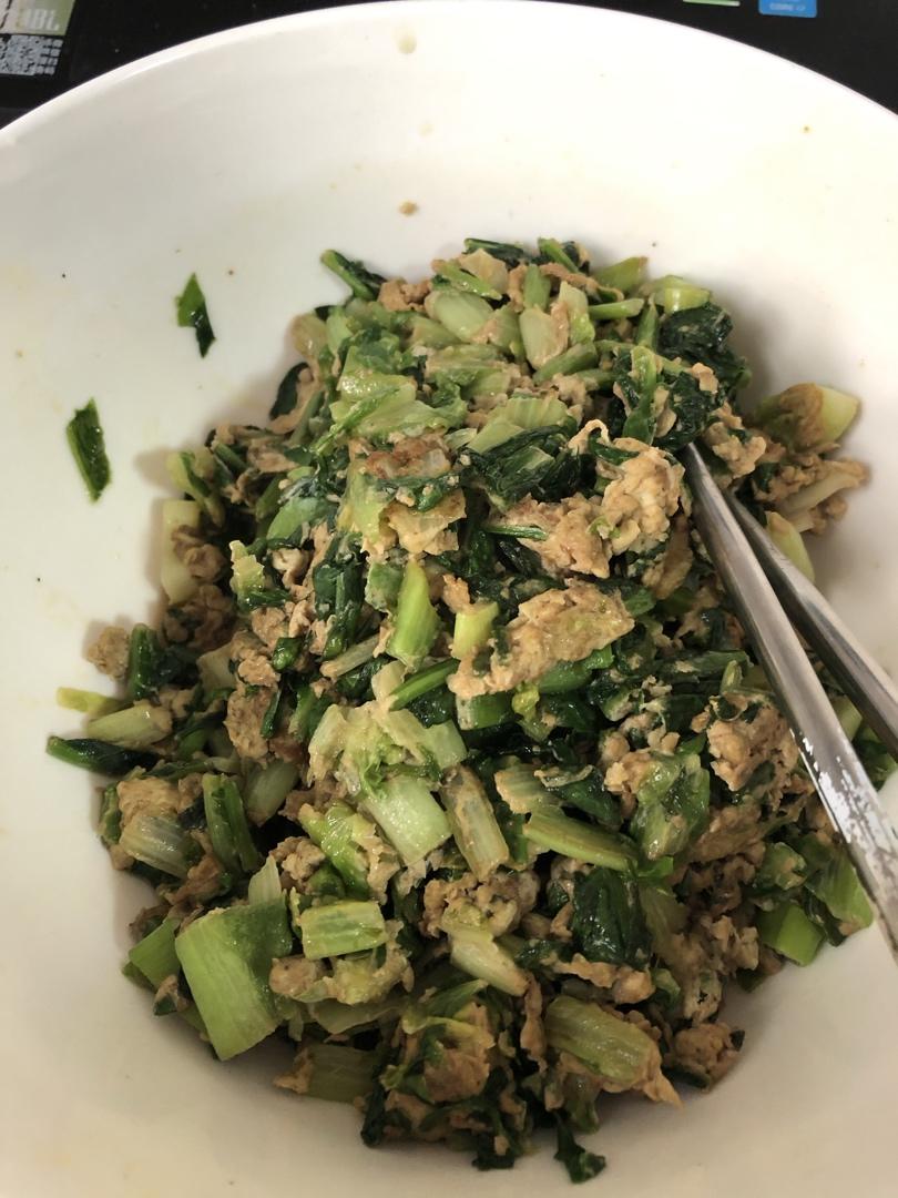 莴笋叶炒鸡蛋
