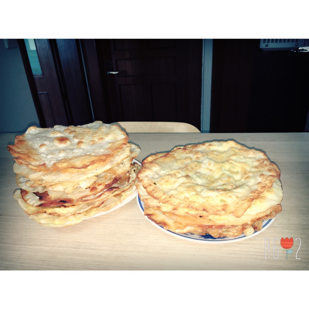 健康葱油薄饼