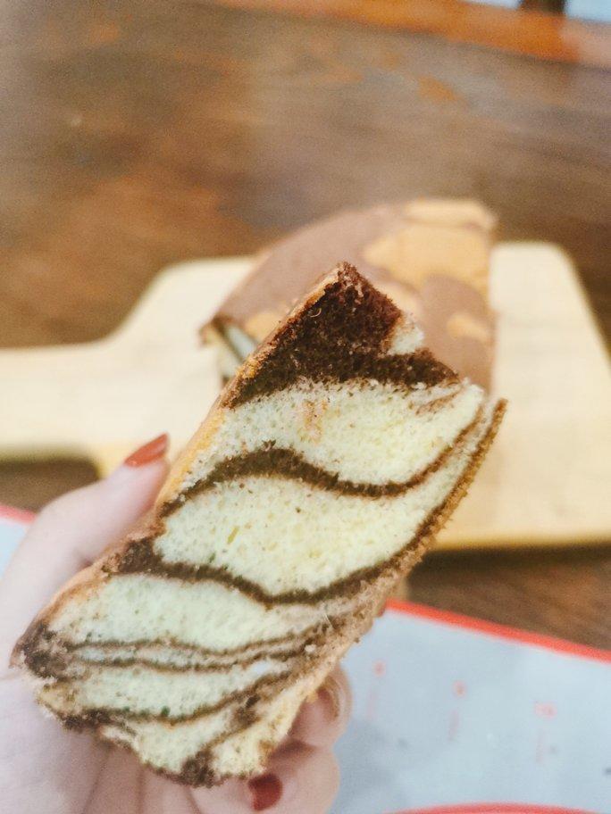 斑马纹戚风蛋糕