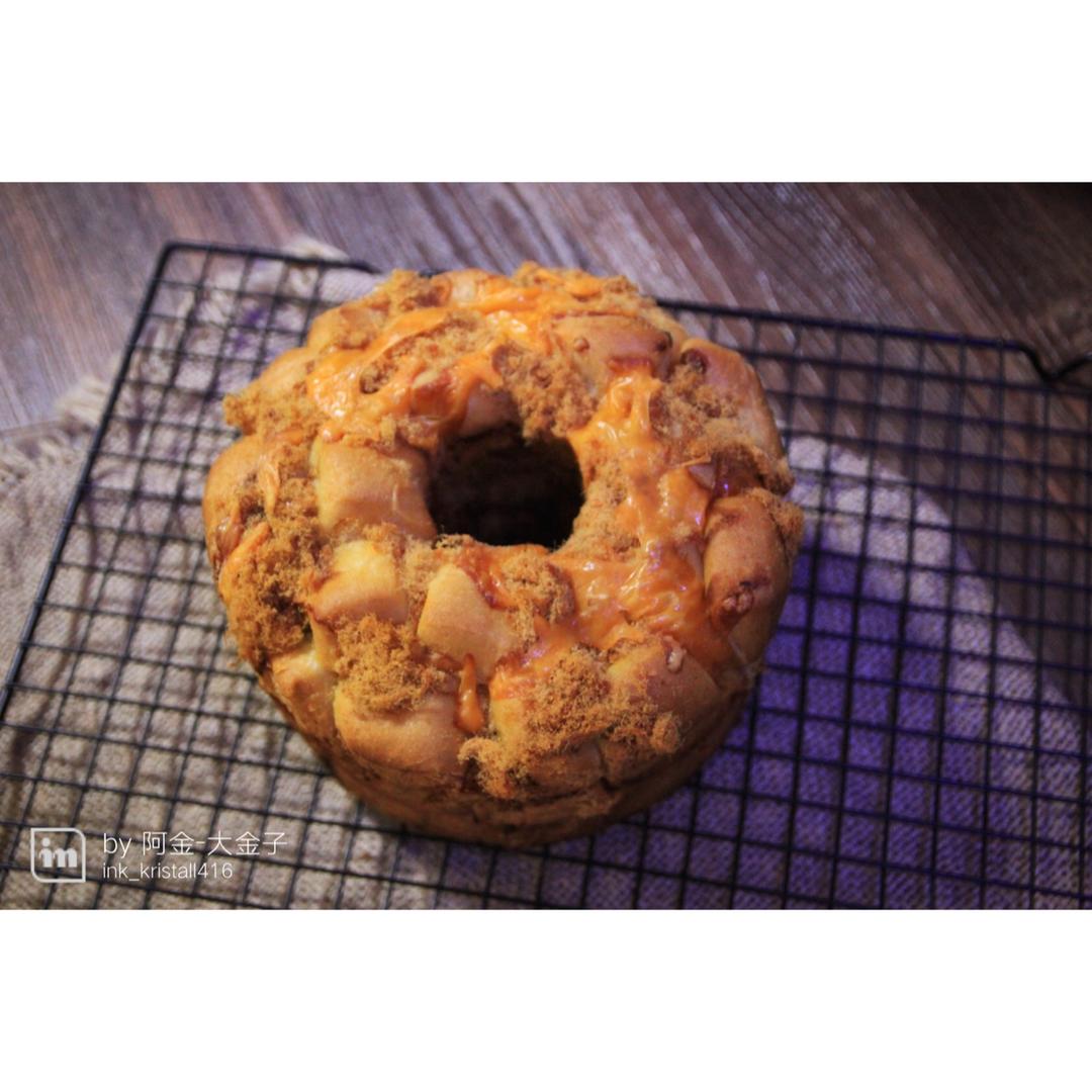 肉松手撕面包—超软会爆浆的面包哟