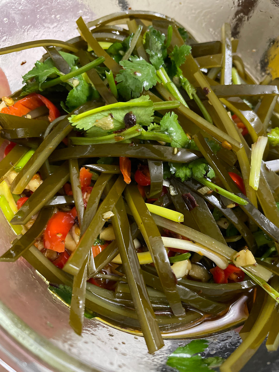 凉拌酸辣海带丝