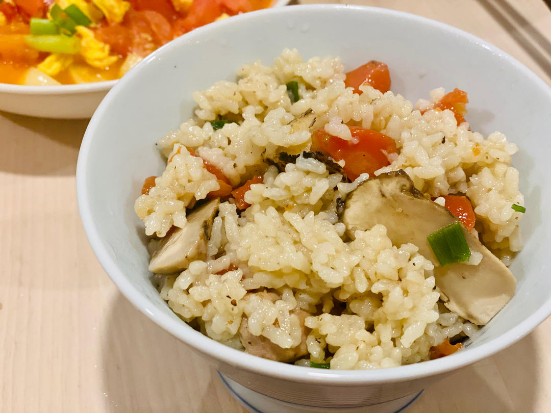 松茸焖饭