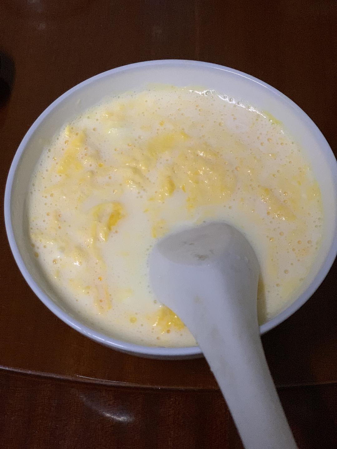 懒人早餐(宵夜)-牛奶鸡蛋羹的做法 步骤6