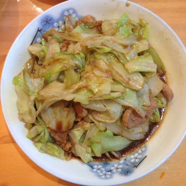 爆炒圆白菜