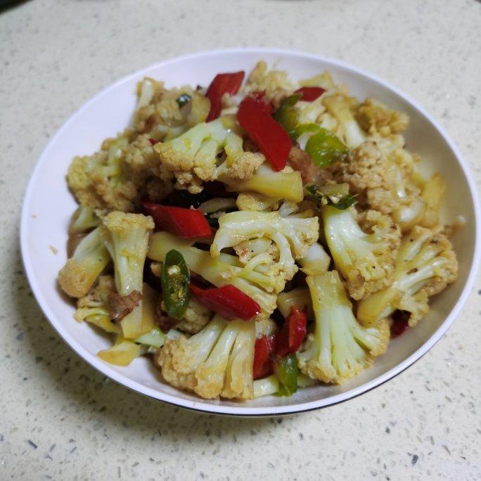 和饭店一个味道的干锅花菜