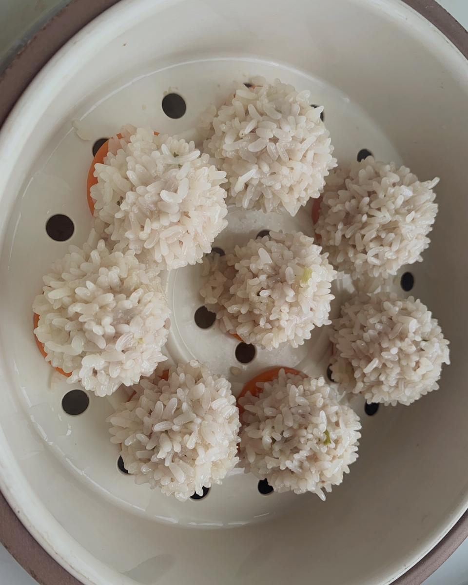 蒸糯米丸子