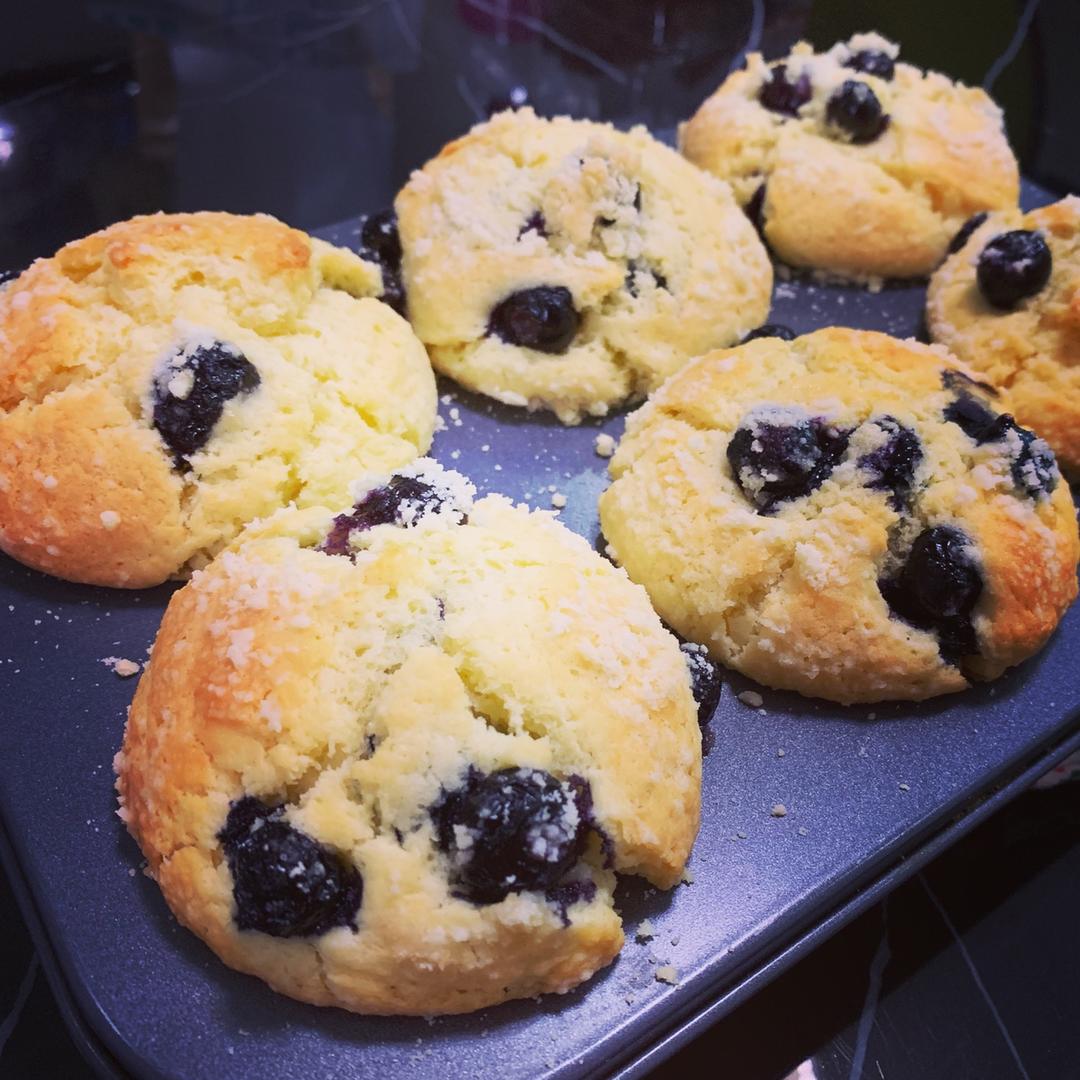 蘑菇头蓝莓麦芬