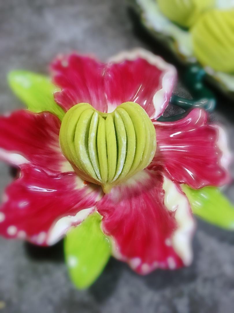 菠菜汁心形馒头 花卷（一次性发酵超治愈）