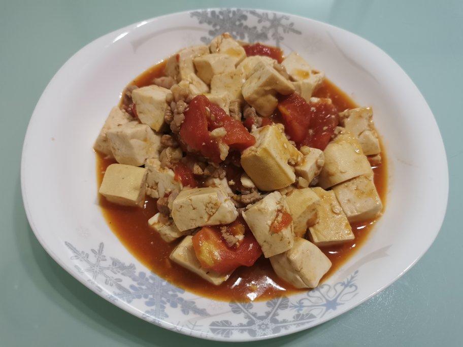 家常红烧肉末豆腐