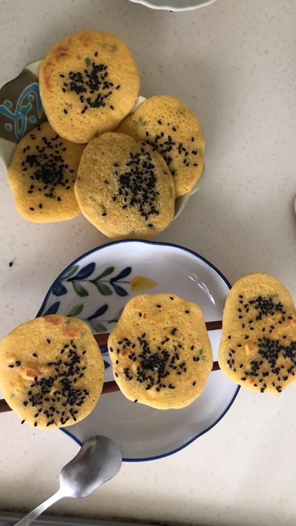 玉米面松饼，早起5分钟搞定，又软又健康