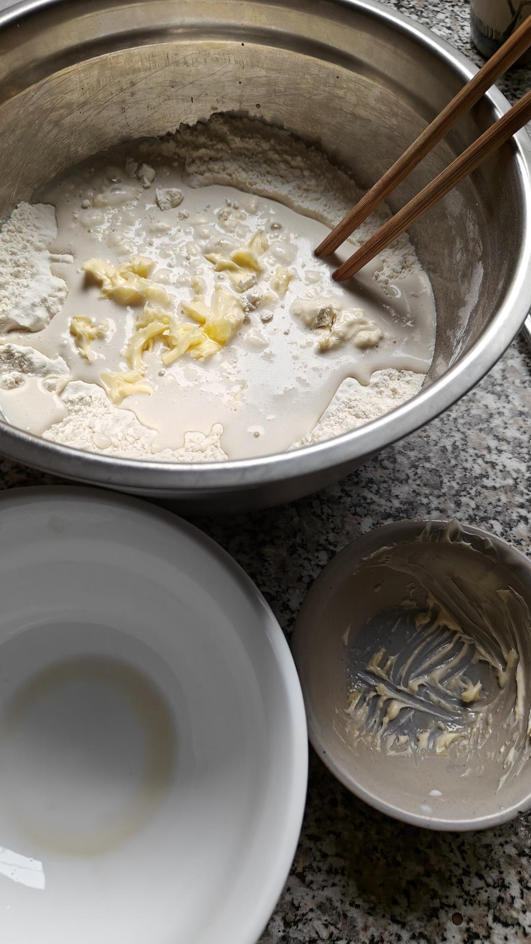 纯奶手撕吐司的做法 步骤1