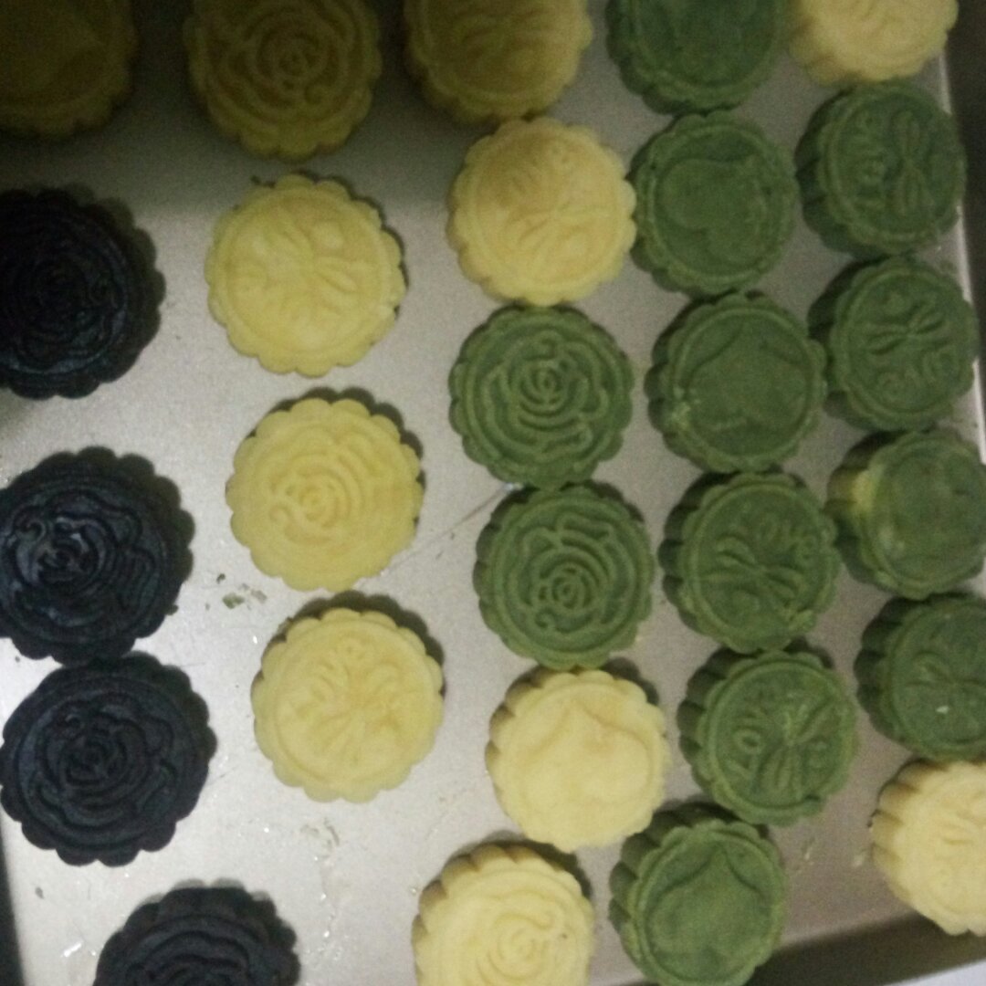 抹茶双色绿豆糕