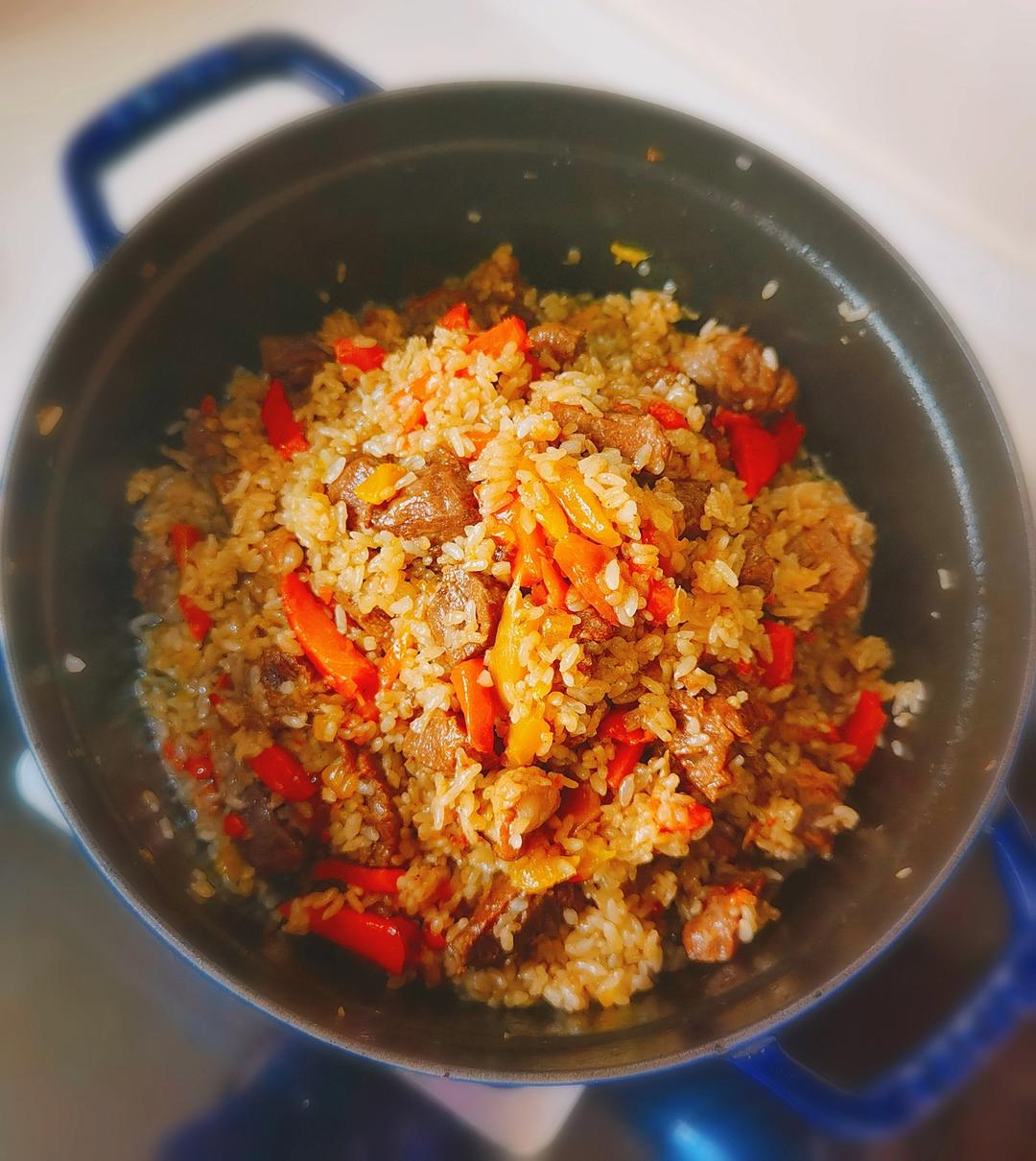 手抓饭｜新疆原始黑抓饭