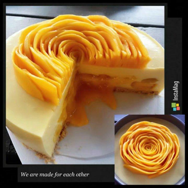 《Tinrry下午茶》教你做芒果流心慕斯（6寸配方）