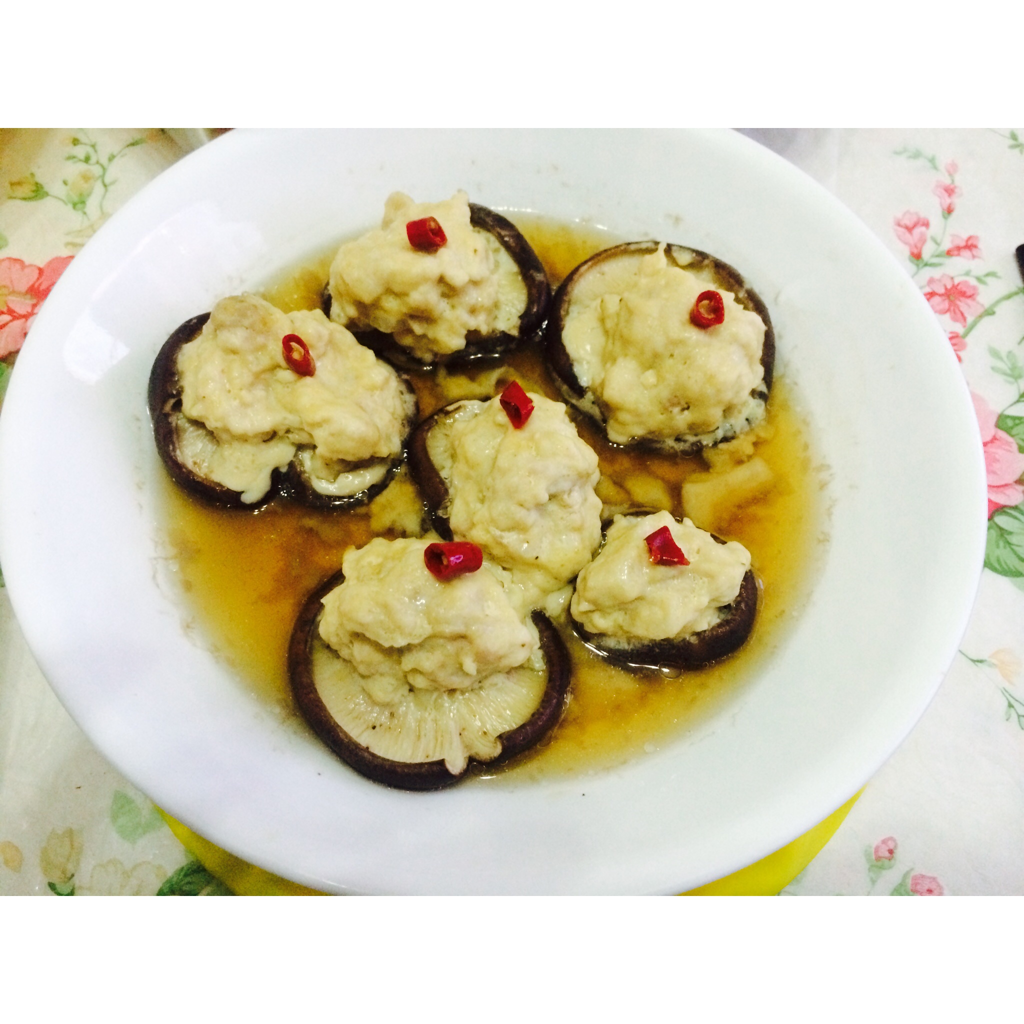 香菇蒸肉饼