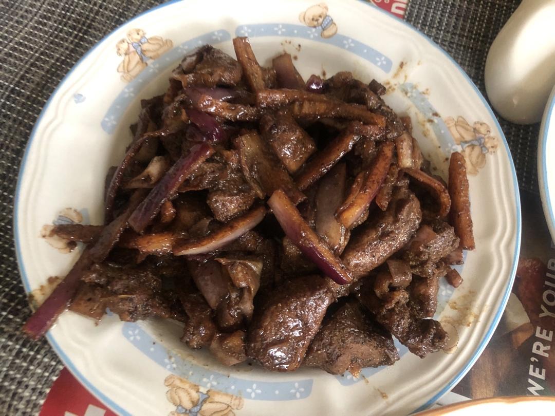 空气炸锅版~孜然羊肉