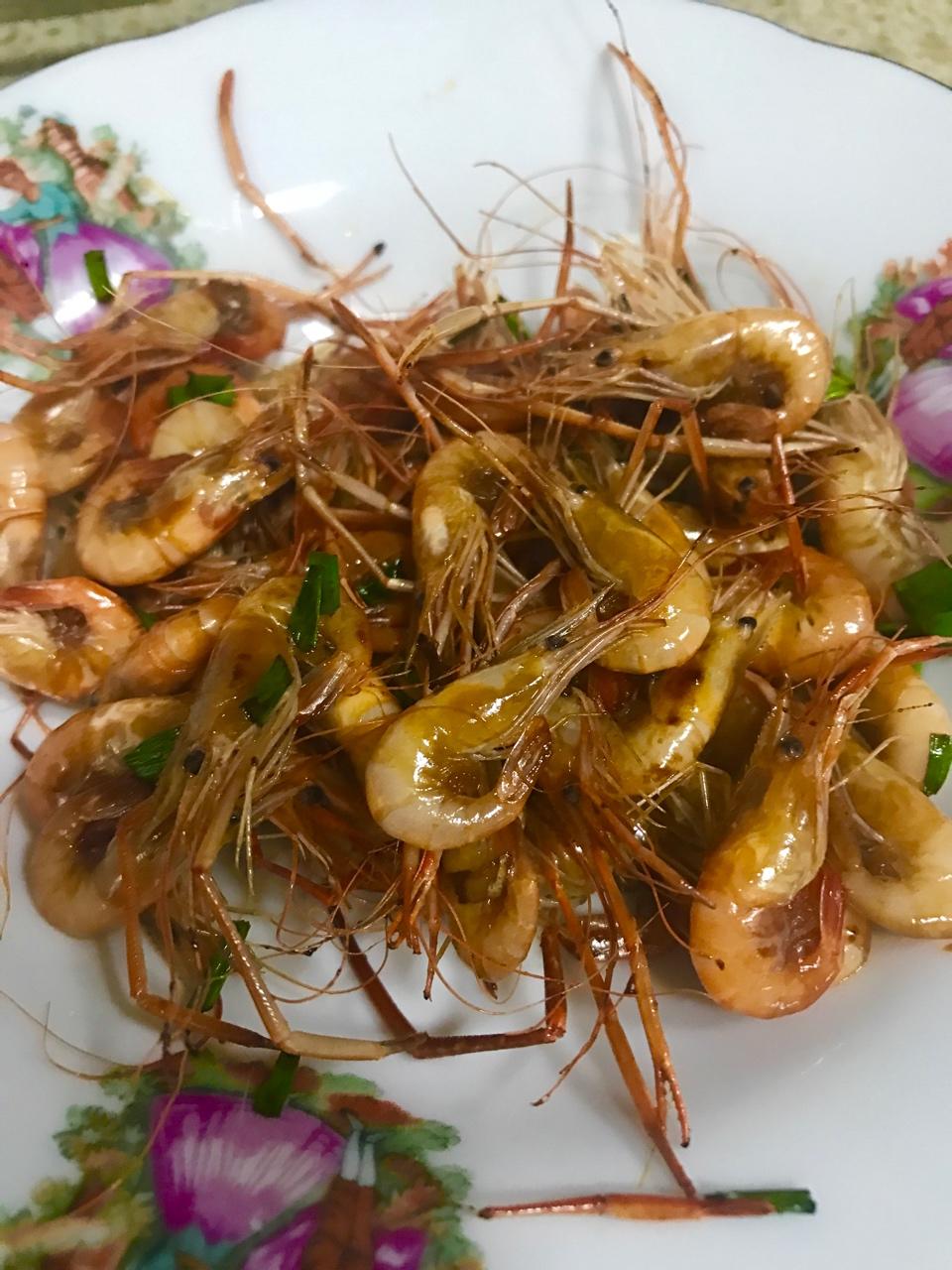 爆炒河虾