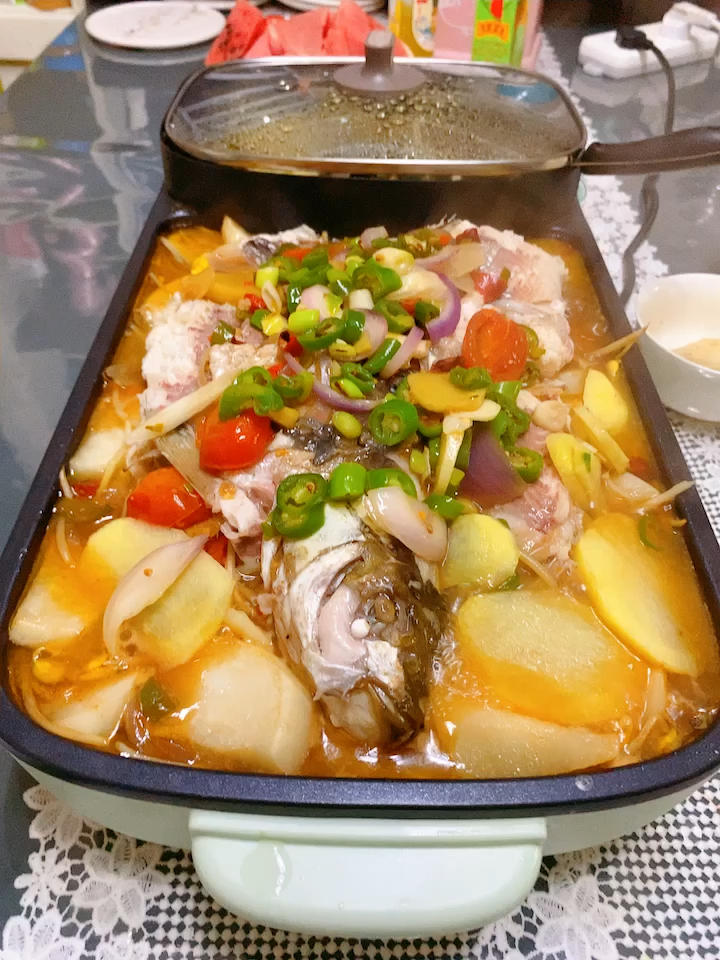 家庭版香辣烤鱼--越煮越香