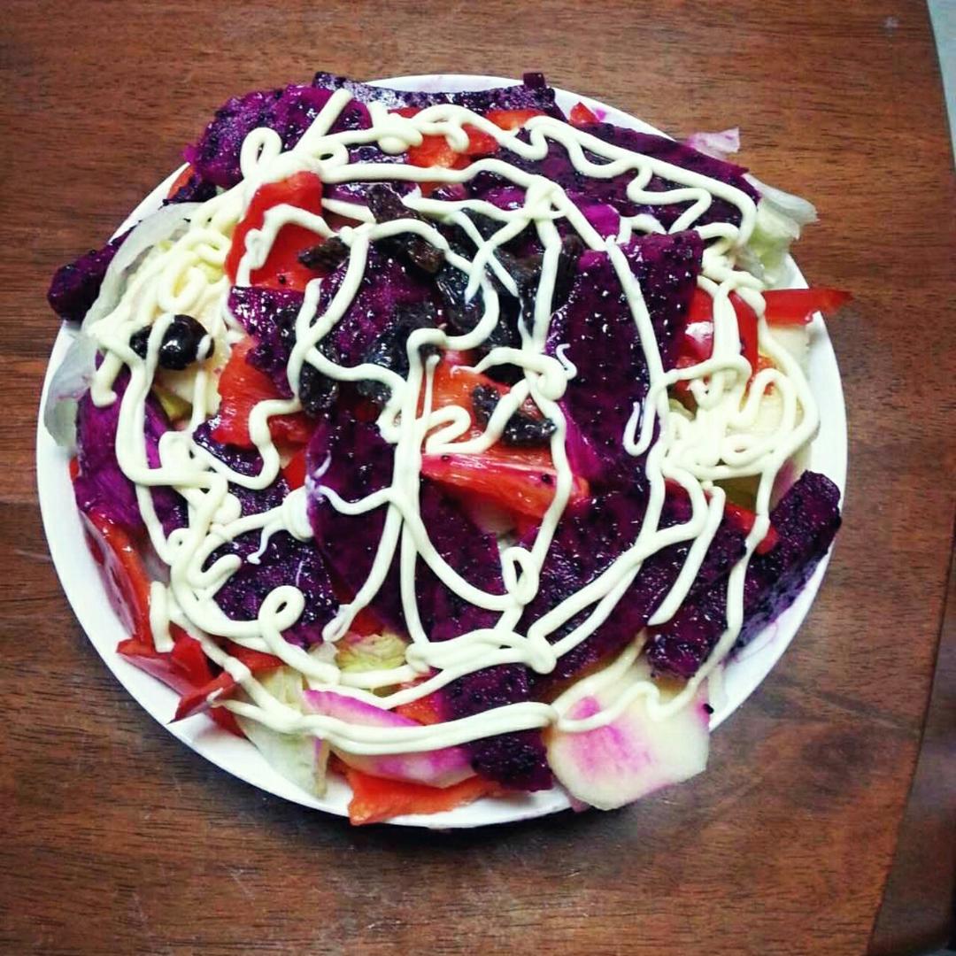 蜂蜜鱼露水果沙拉