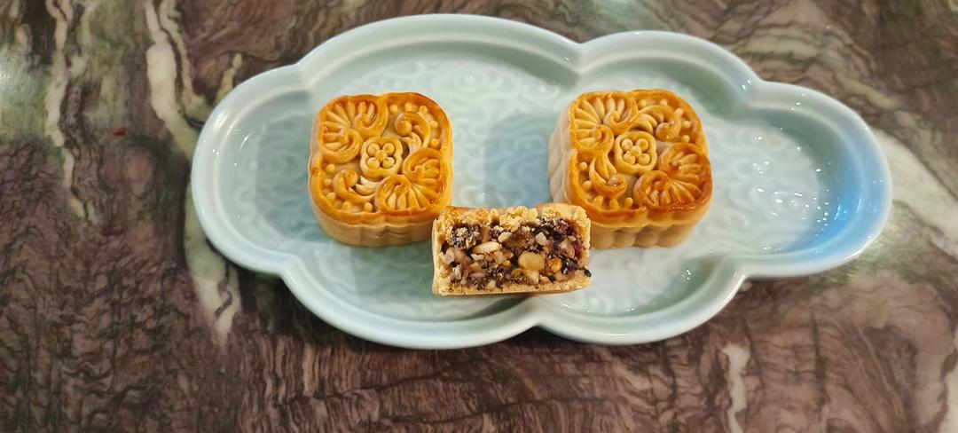 广式五仁月饼蜂蜜版（不用转化糖浆）