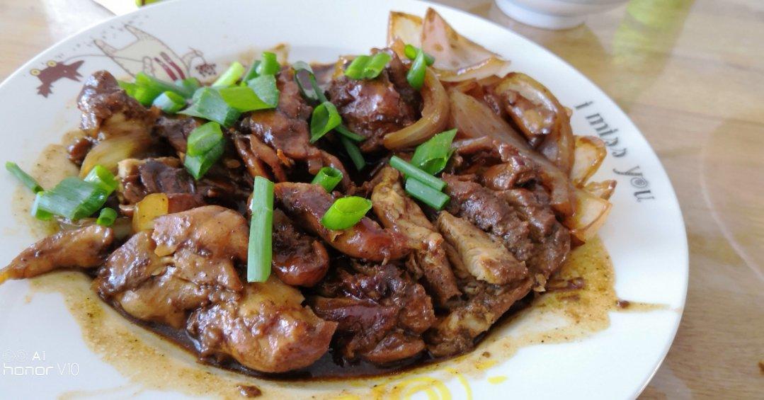 黑椒鸡腿饭