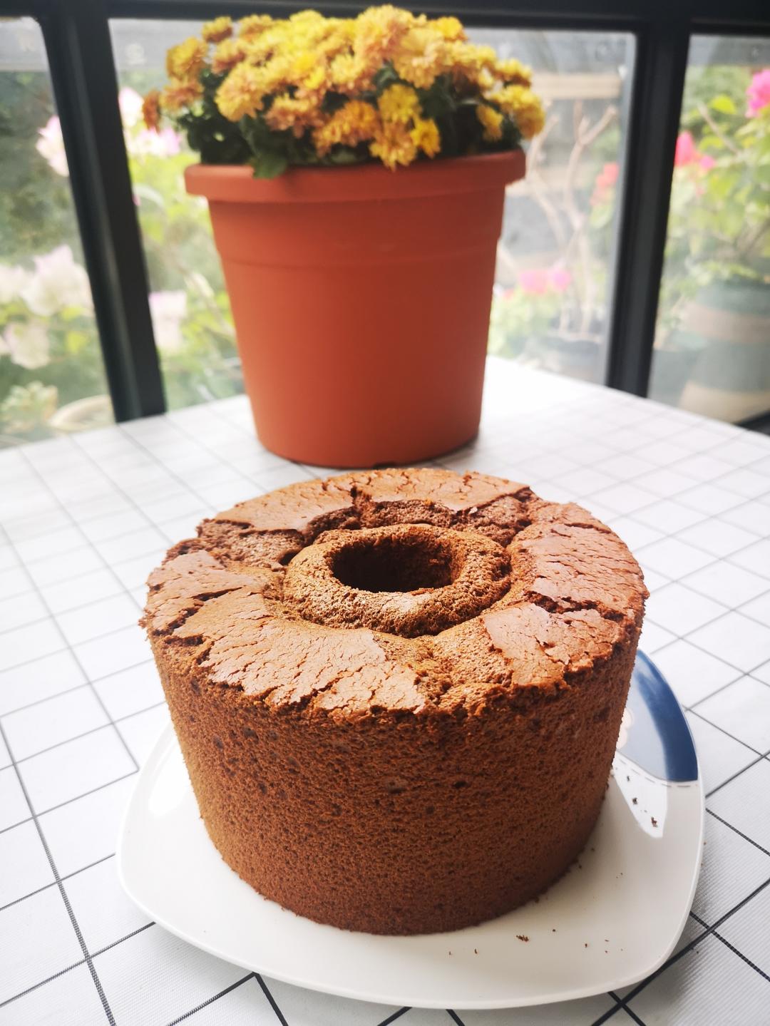 巧克力淡奶油戚风