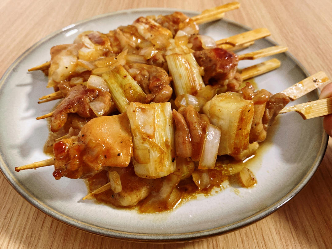 日剧里居酒屋必点菜，在家里做超级简单~和风鸡肉串