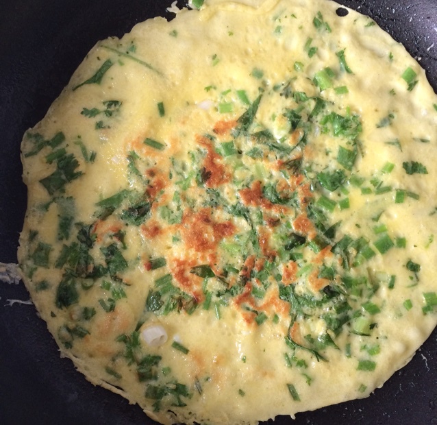 葱花鸡蛋饼