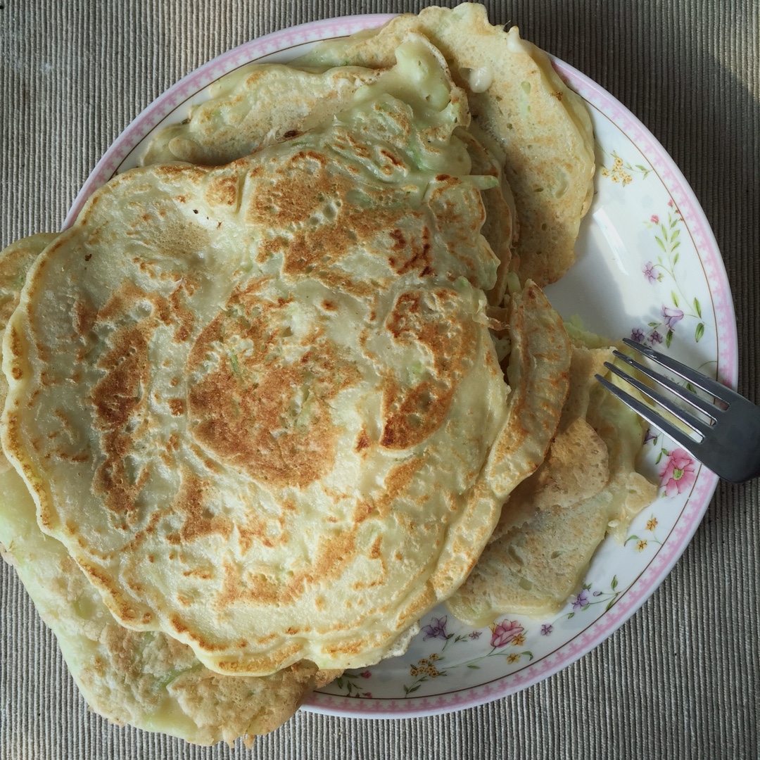 黄瓜鸡蛋饼