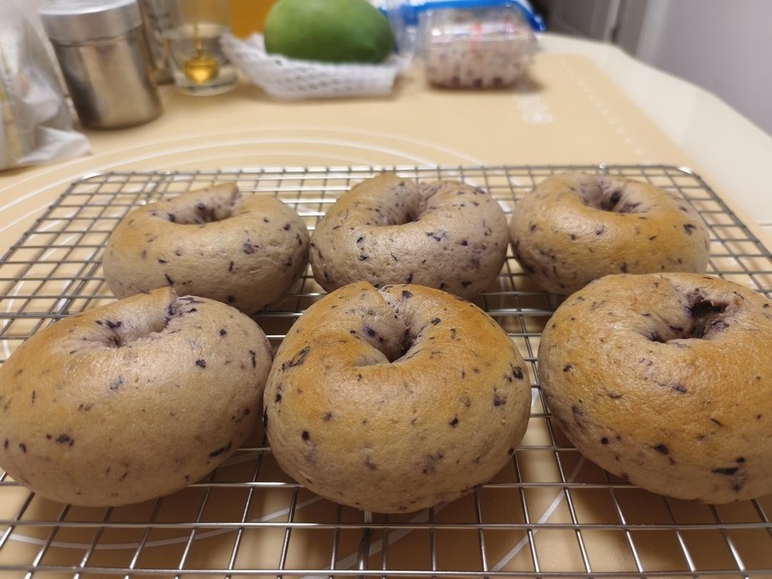 蓝莓🫐乳酪贝果🥯/步骤详细/简单好做