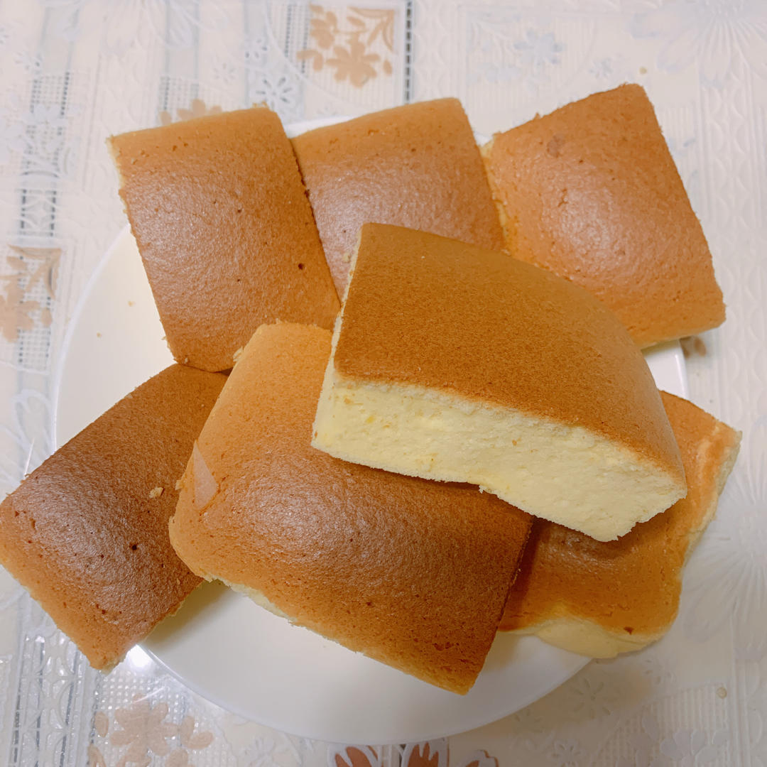 8寸圆形模具的古早蛋糕，完美方子！