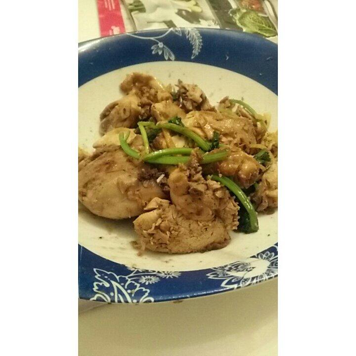 姜葱炒鸡