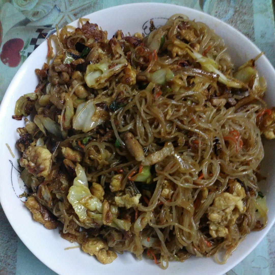 家常简约版正宗本地温州炒粉干-------附让粉干不断且QQ口感的秘诀