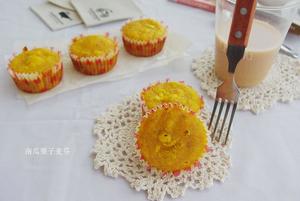 食物本味：南瓜栗子小蛋糕的做法 步骤7